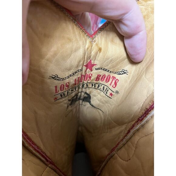 Red Los Altos Cowboy Boots - Picture 9 of 9